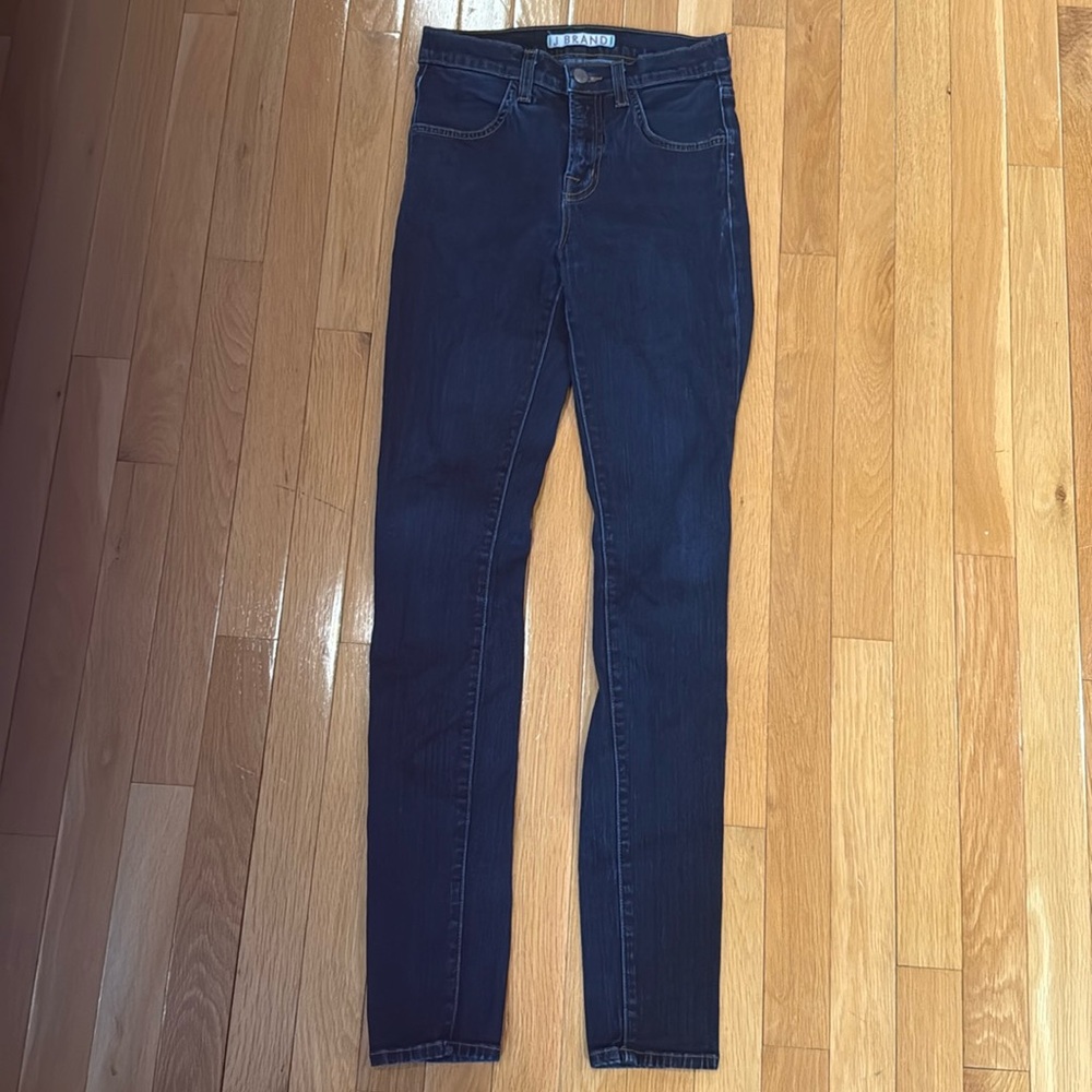 J Brand - Maria High Rise Dark Wash Skinny Jeans - Size 25